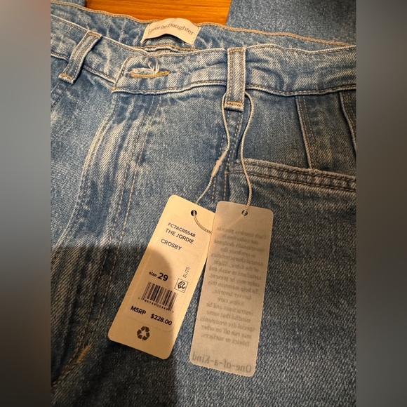 Favorite Daughter The Jordie Super High Rise Wide Leg. Color: Crosby, sz 29 NWT - Picture 10 of 13